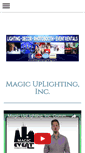 Mobile Screenshot of magicuplighting.com